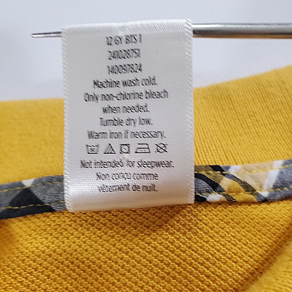 K1223 * Gymboree Boys Barkside Academy Short Sleeve Polo Yellow Size 8